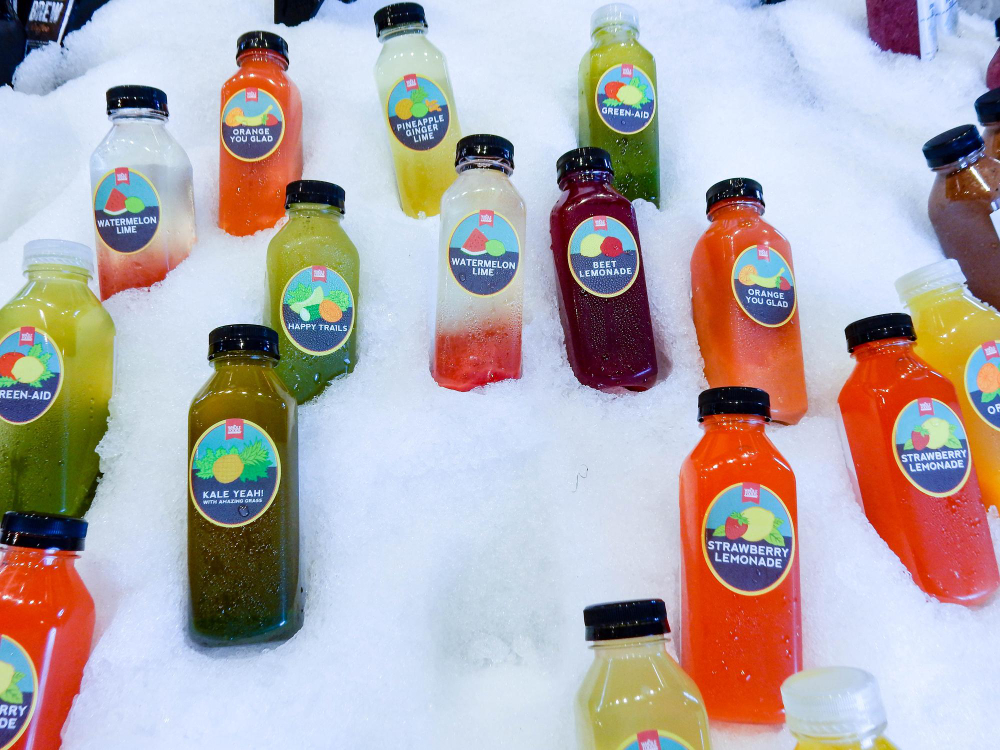 Rótulos resistentes à umidade para alimentos e bebidas