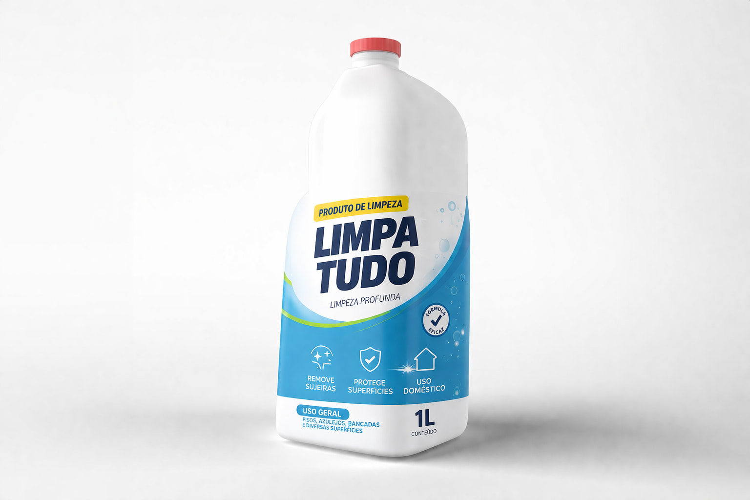 Domine as gôndolas usando o rótulo de produto de limpeza Raotech